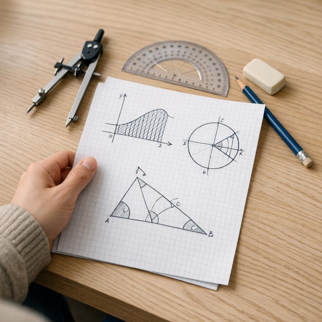 Quatre matières, toutes en mathématiques